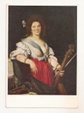 FA93 -Carte Postala- GERMANIA - Bernardo Strozzi, Eine Gambenspierlerin - Gemaldegalerie Dresden, necirculata