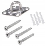 Kit de fixare pentru prelate de soare sau hamace, otel, 9 elemente Household NewTrend