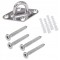 Kit de fixare pentru prelate de soare sau hamace, otel, 9 elemente Household NewTrend