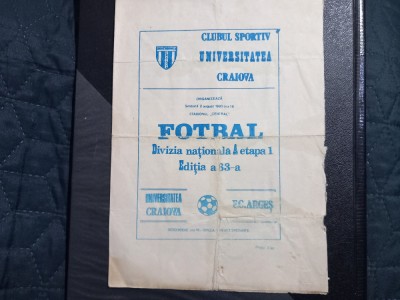 program U Craiova - FC Arges foto