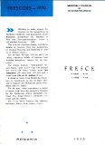 TSV - PLIANT DE PREZENTARE, FRESCE, 1970 LP 730