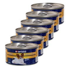 ONTARIO Conserva pentru cainii adul?i, Buca?i de Pui + Nugget, 6 x 200g foto