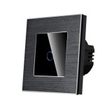 Cumpara ieftin Intrerupator Simplu cu Touch din Sticla si Rama de Aluminiu LUXION SmartElectro IntelligentHouse