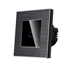 Intrerupator Simplu cu Touch din Sticla si Rama de Aluminiu LUXION SmartElectro IntelligentHouse foto