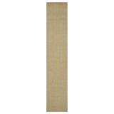 Cumpara ieftin Covor din sisal natural, verde, 66x350 cm
