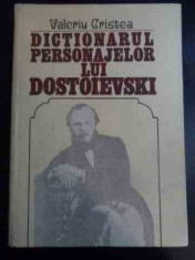 Dictionarul Personajelor Lui Dostoievski Vol.1 Personajele Ma - Valeriu Cristea ,547058 foto