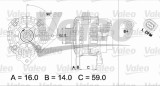 VALEO 437444 VALEO RE-GEN REMANUFACTURED Generator / Alternator