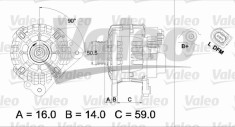 VALEO 437444 VALEO RE-GEN REMANUFACTURED Generator / Alternator
