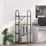 VidaXL Raft pentru cărți Stejar sonoma 60 x 30 x 146 cm Lemn compozit