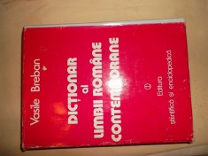 Dictionar Al Limbii Romane Contemporane De Uz Curent - Vasile Braban foto