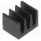 Radiator extrudat, aluminiu, 5x6.3mm, neagra, FISCHER ELEKTRONIK, ICKSMDA5SA, T136896