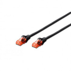 Patchcord Digitus Premium UTP CAT6 1m Black foto