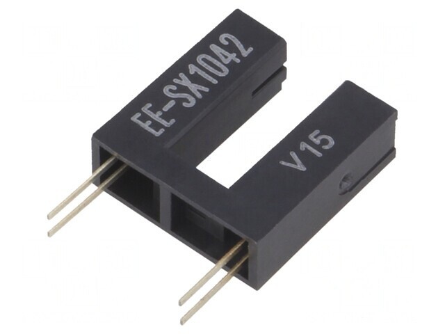 Senzor fotoelectric transmițător-receptor cu slot DARK-ON