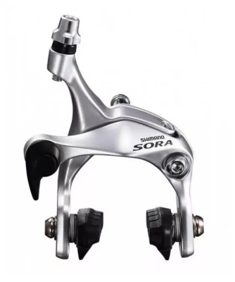 Frana etrier Shimano BR 4700 CS51, 12,8 mm, pivot 10,5 mm, piulita ascunsa, saboti R50CT4, negru Ultimate FactoryBikes foto