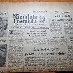 scanteia tineretului 22 octombrie 1964-orasul piatra neamt,jocurile olimpice