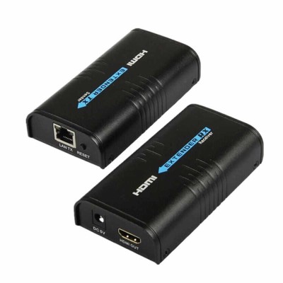 Prelungire HDMI prin cablu retea RJ45 cat 5e/6, Extender HDMI max 120M LKV373A foto