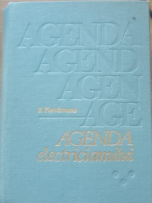 Agenda electricianului - Emil Pietrareanu - 1979