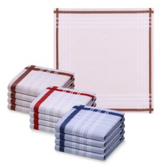 Set 12 Batiste de panza Jemidi, 40 x 40 cm, Multicolor, Bumbac, 55059.14