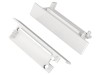 Obturator Alb TOPMET pentru Profile LED FLAT8, Material ABS, Cantitate 20 buc.