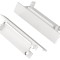 Obturator alb pentru profile LED FLAT8