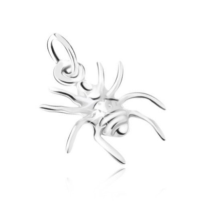 Pandantiv din argint 925, păianjen foto