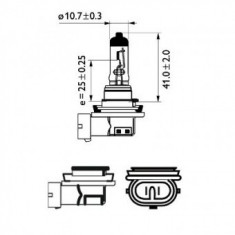 BEC FAR H11 12V 55W X-TREME VISION PRO150 (blister) PHILIPS