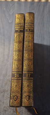 Epoca lui Voltaire 2 volume Will Ariel Durant editie de lux foto