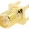 Mufă RP-SMA Tată Reverse Drept 50&Omega; THT Aurit Pe Cablu PTFE