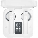 Handsfree Casti Bluetooth XO Design X2 TWS, SinglePoint, Alb