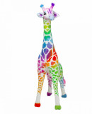 Melissa&amp;doug - girafa gigant din plus rainbow