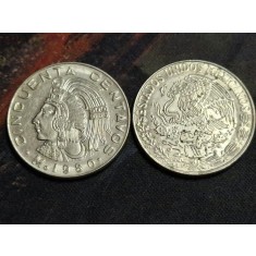 Mexic 1980 - 50 centavos, circulata