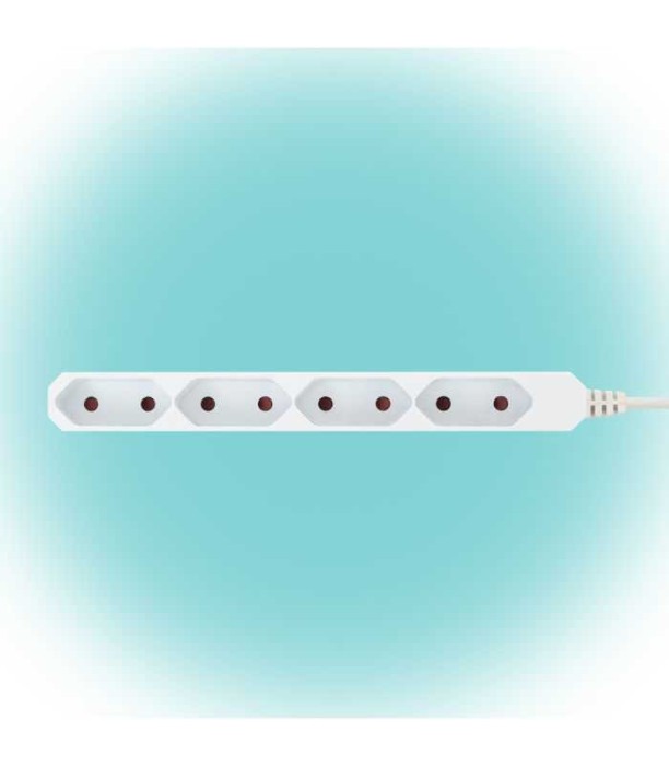 Prelungitor electric Euro 4 prize 3m 2300W alb Home NV 4E-3/WH