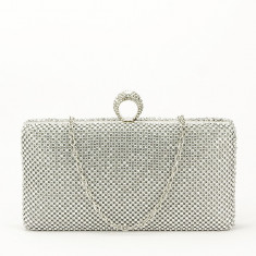 Geanta clutch argintiu B-BFL-1063 05 Argintiu