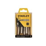 Stanley 1-68-732, set 5 adaptoare magnetice pentru biti 1/4&quot; (6.35mm), prindere E6.3, in cutie, lungime 60mm