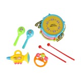 Set Jucarii Instrumente Muzicale Pentru Copii, toba, trompeta si tamburina