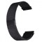 Curea tip Milanese Loop, compatibila Huawei Watch GT 3 42mm, telescoape Quick Release, Pure Black