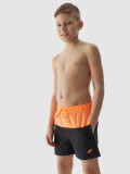 Șort de plajă boardshort pentru băieți - portocaliu, 4F Sportswear