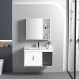Set mobilier de baie cu lavoar Paris 60cm White