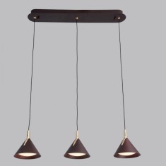 Lustra led Gemini cafenie 24W 700x150x1500mm SPN DL75L523 foto