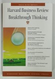 HARVARD BUSINESS REVIEW on BREAKTHROUGH THINKING, 1999