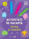 Activități de vacanță. Forme și numere (3-4 ani) - Paperback - *** - Litera mică