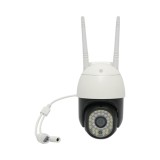 Camera de supraveghere smart P2P WIFI &amp;amp; 4G 3MP, senzor miscare, detectie umana, night vision, PTZ rotativa 355 grade, aplicatie V380 Pro