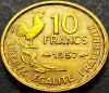 Moneda istorica 10 FRANCI - FRANTA, anul 1957 *cod 479 B, Europa