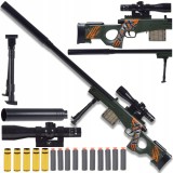 SET MARE DE PUȘCĂ CU SĂGEȚI DIN SPUMĂ + CARCASE REPLICA DE JUCĂRIE