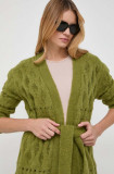 Cumpara ieftin Silvian Heach cardigan din amestec de lana culoarea verde, călduros