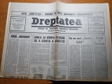 Ziarul dreptatea 20 februarie 1990