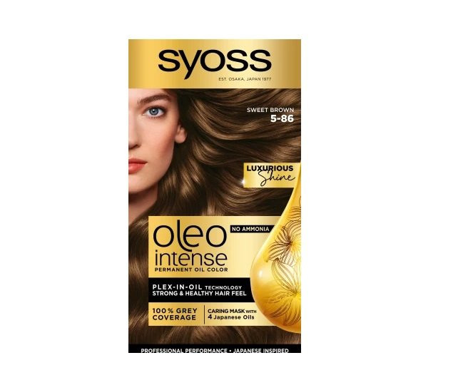 Vopsea de par, Syoss Oleo Intense, nuanta 5-86 Saten Incantator