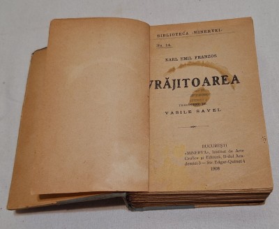 Vrajitoarea, Misterul esafodului Catalina, Mansarda, Rozica etc carte veche 1900 foto
