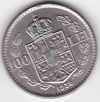 Romania 100 lei 1936