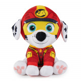 Jucarie de plus, Paw Patrol, Jungle Pups, Marshall, 20 cm, 20144249